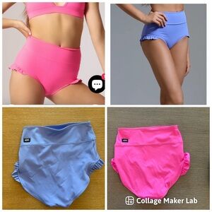 Tiger Friday bottoms (2 pairs) Pink and periwinkle adult size small.